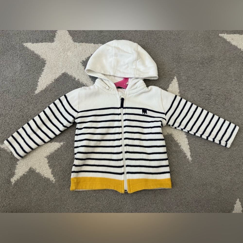 Jasper Conrad (Debenhams) 18-24 months cotton zip up hoodie.